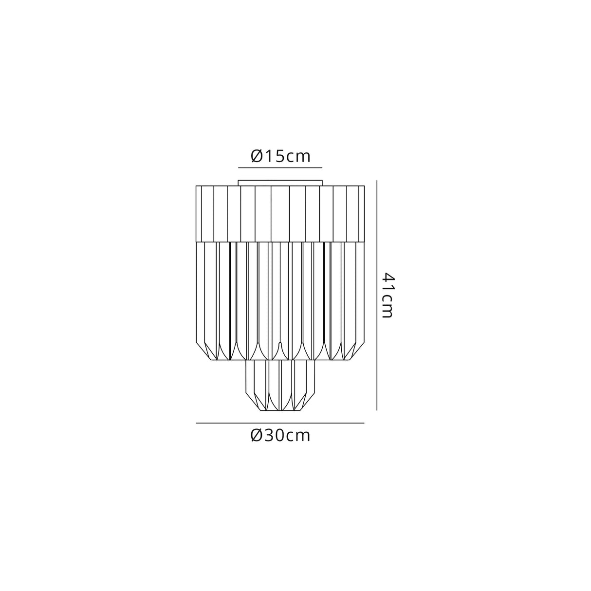 ADH7228 Adhil Round 3 Light Ceiling Light Brass/Clear