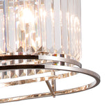 ROY1219 Royal 7 Light Crystal Ceiling Pendant Polished Nickel