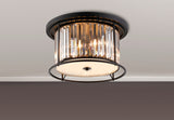 ROY2119 Royal 4 Light Crystal Ceiling Light Satin Black