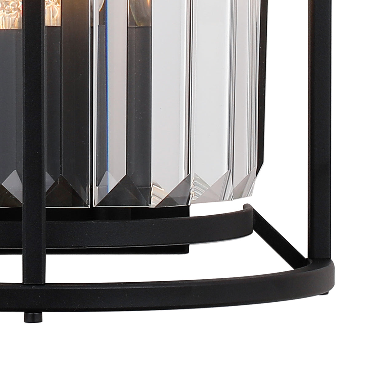 ROY4119 Royal 2 Light Crystal Wall Light Satin Black