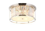 ROY4219 Royal 6 Light Crystal Ceiling Light Polished Nickel