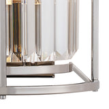 ROY5219 Royal 2 Light Crystal Wall Light Polished Nickel