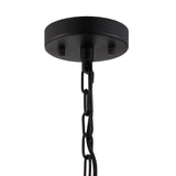 ROY6019 Royal 3 Light Crystal Ceiling Pendant Satin Black