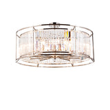 ROY6039 Royal 10 Light Crystal Ceiling Pendant Polished Nickel