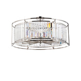 ROY6039 Royal 10 Light Crystal Ceiling Pendant Polished Nickel