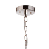 ROY6039 Royal 10 Light Crystal Ceiling Pendant Polished Nickel