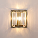 ROY6319 Royal 2 Light Crystal Wall Light Antique Brass