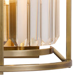 ROY6319 Royal 2 Light Crystal Wall Light Antique Brass