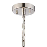 ROY7119 Royal 3 Light Crystal Ceiling Pendant Polished Nickel