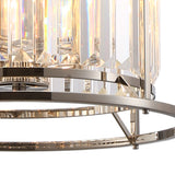 ROY7119 Royal 3 Light Crystal Ceiling Pendant Polished Nickel