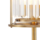 ROY7319 Royal 1 Light Crystal Table Lamp Antique Brass