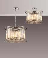 ROY8119 Royal 6 Light Crystal Ceiling Pendant Polished Nickel