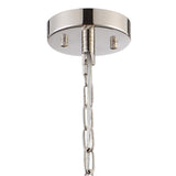 ROY8119 Royal 6 Light Crystal Ceiling Pendant Polished Nickel