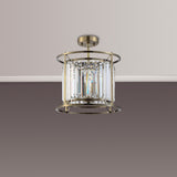 ROY8219 Royal 3 Light Crystal Ceiling Pendant Antique Brass