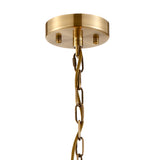 ROY8219 Royal 3 Light Crystal Ceiling Pendant Antique Brass