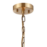 ROY9219 Royal 6 Light Crystal Ceiling Pendant Antique Brass