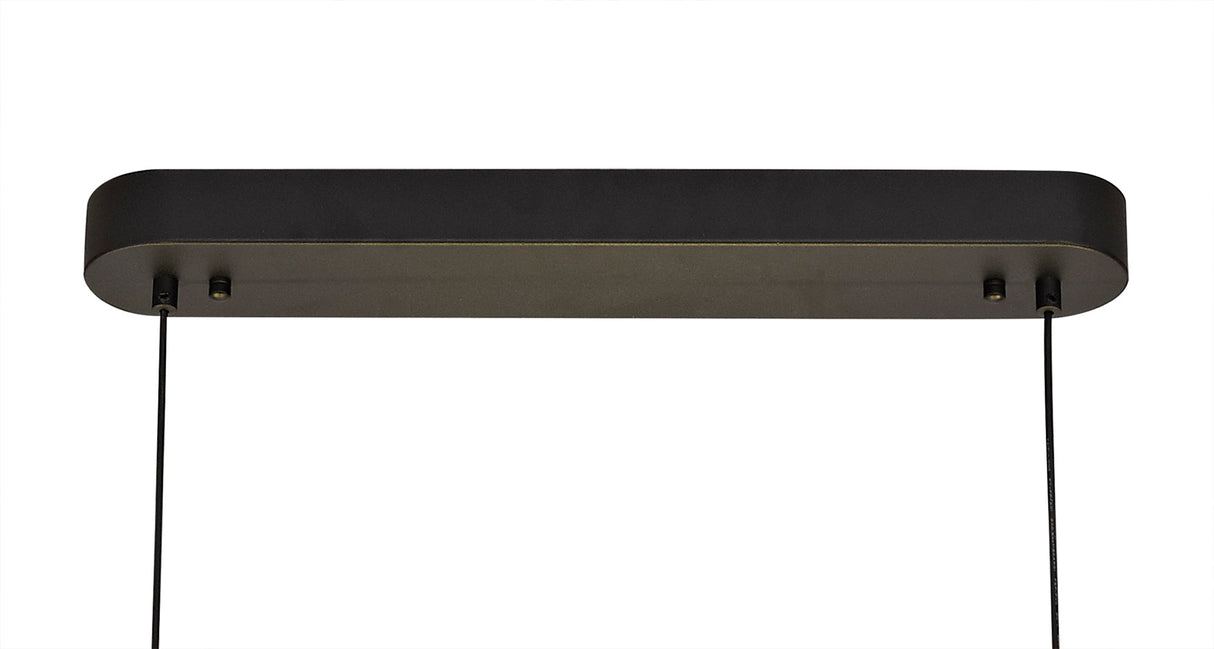 ACA1767 Acamari Pendant 20W LED in a Sand Black/Gold Finish