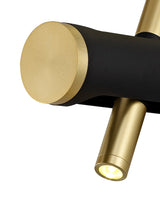 ACA2767 Acamari Wall Lamp 4W LED in a Sand Black/Gold Finish