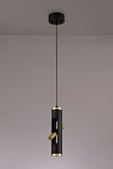 ACA9667 Acamari Pendant 4W LED in a Sand Black/Gold Finish