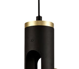 ACA9667 Acamari Pendant 4W LED in a Sand Black/Gold Finish