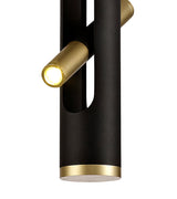 ACA9667 Acamari Pendant 4W LED in a Sand Black/Gold Finish