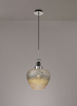 ACE2447 Acella Pendant 1 Light in a Chrome/Ombr√© Finish