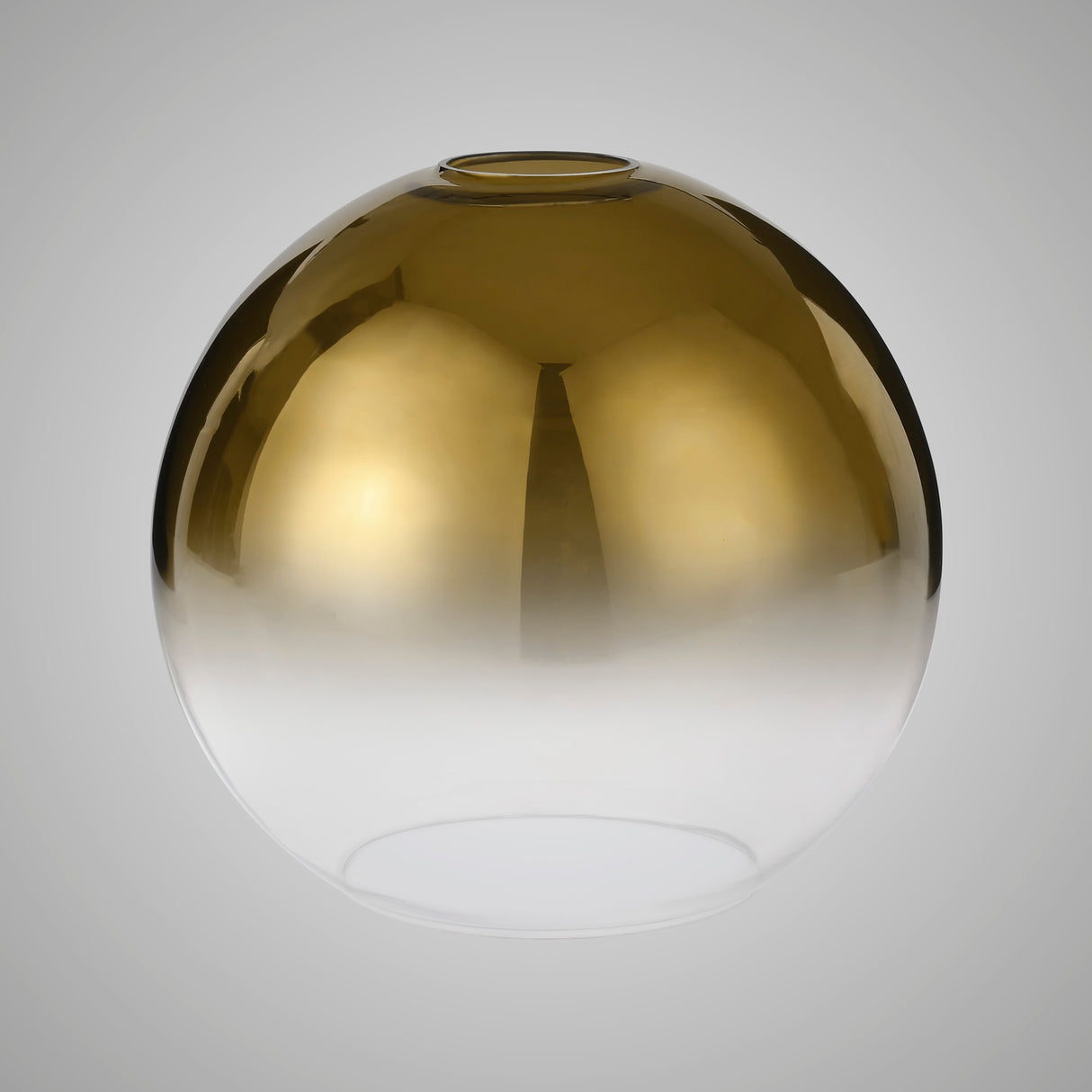 ACH0977 Achernar 30cm Globe Glass Only in a Brass Gold/Clear Finish