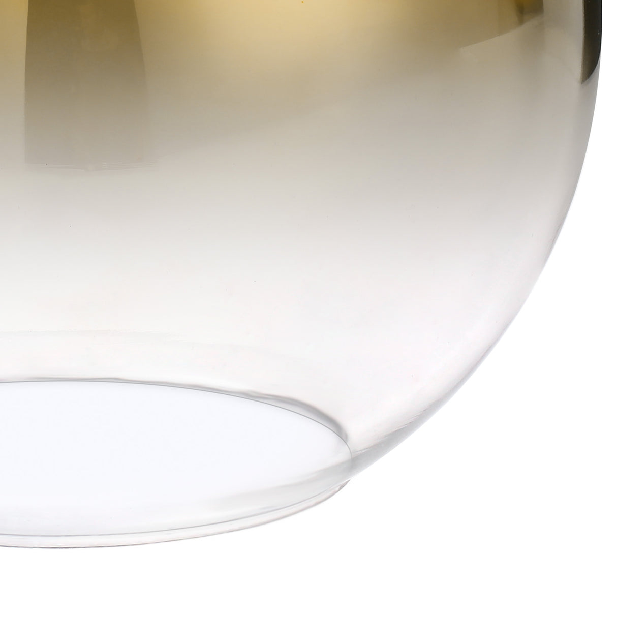 ACH0977 Achernar 30cm Globe Glass Only in a Brass Gold/Clear Finish