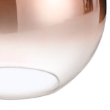 ACH2977 Achernar 30cm Globe Glass Only in a Copper/Clear Finish