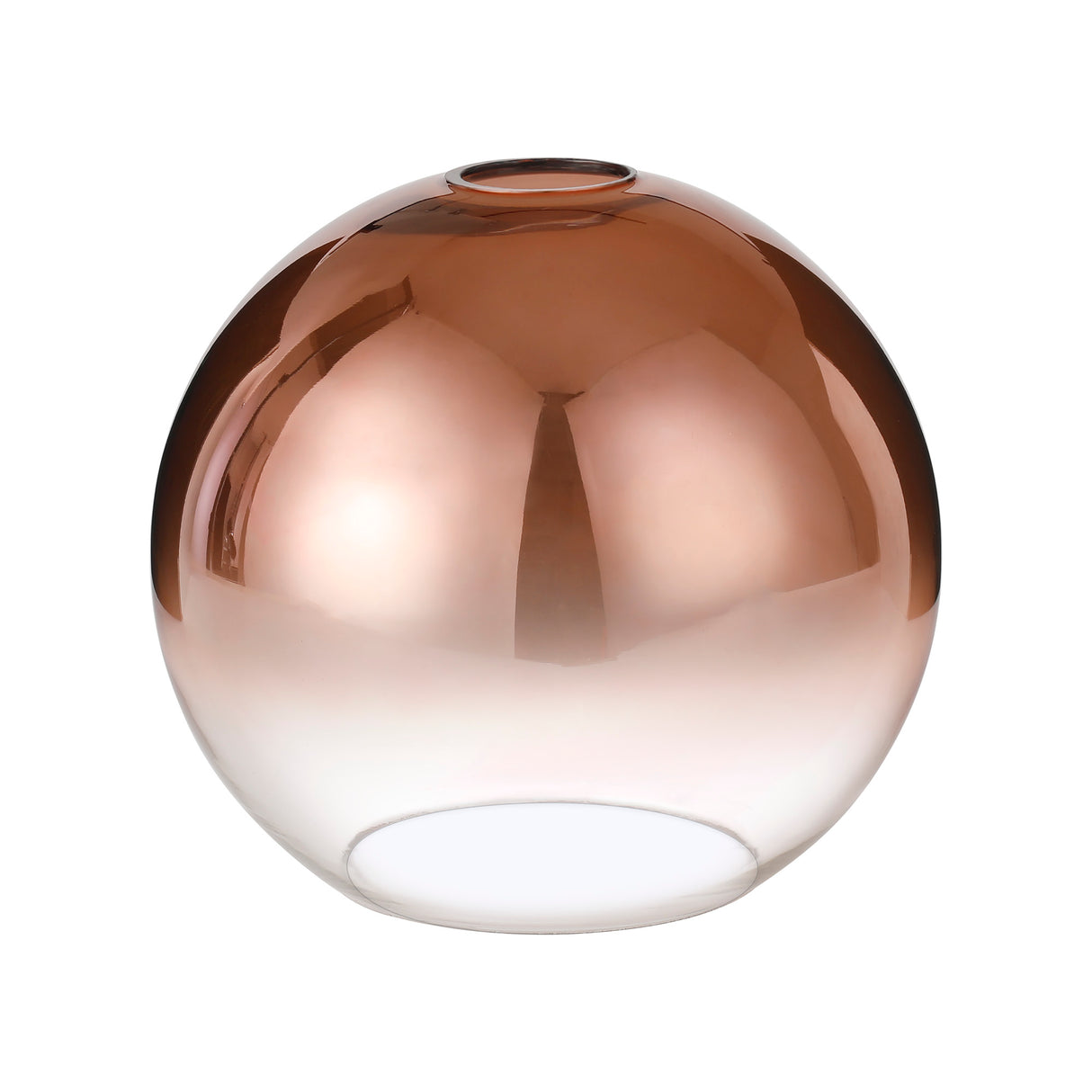 ACH2977 Achernar 30cm Globe Glass Only in a Copper/Clear Finish