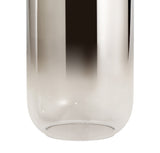 ACH4977 Achernar 16cm Cylinder Glass in a Smoked/Clear Finish