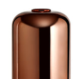 ACH5977 Achernar 16cm Cylinder Glass in a Copper/Clear Finish