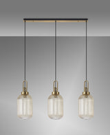 ACH6160 Achernar 3 Light Ceiling Pendant Brass/Gold/Champagne