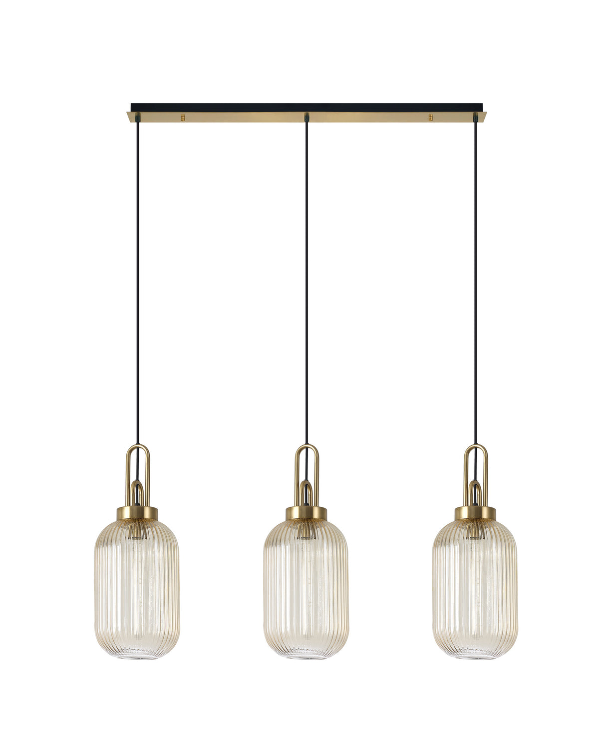 ACH6160 Achernar 3 Light Ceiling Pendant Brass/Gold/Champagne