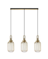 ACH6160 Achernar 3 Light Ceiling Pendant Brass/Gold/Champagne