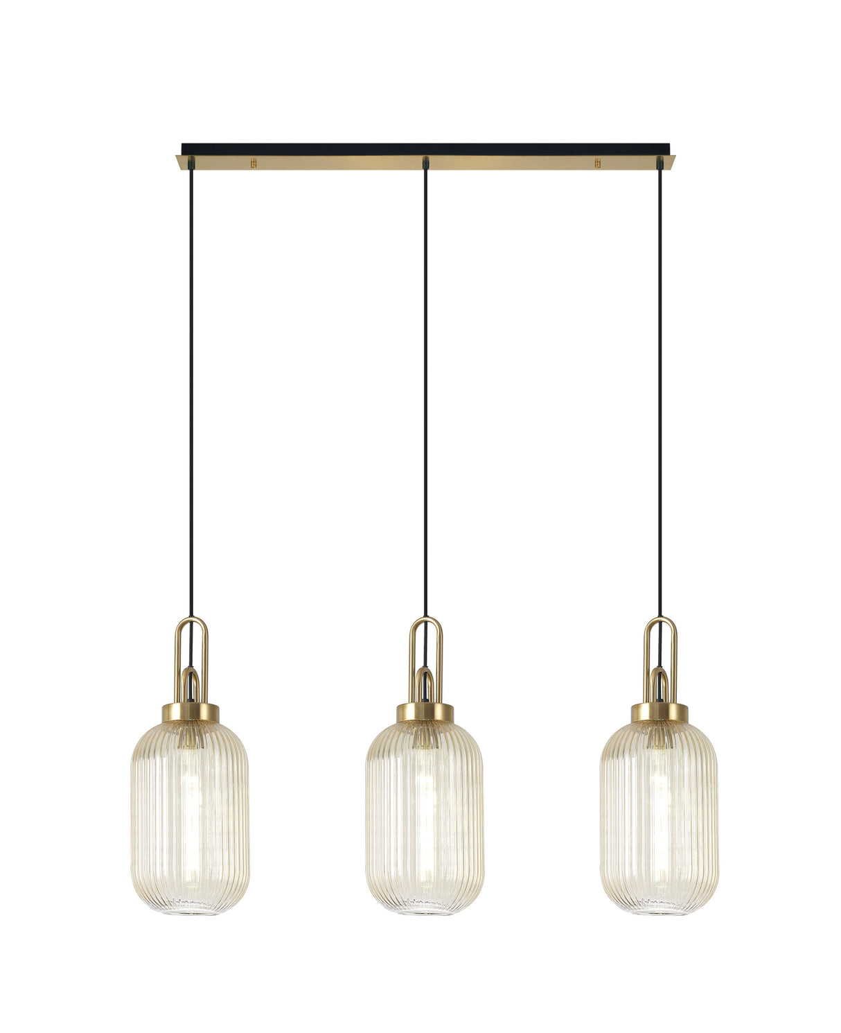 ACH6160 Achernar 3 Light Ceiling Pendant Brass/Gold/Champagne