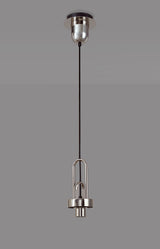 ACH6877 Achernar Suspension Kit 1 Light in a Polished Nickel/Matt Black Finish