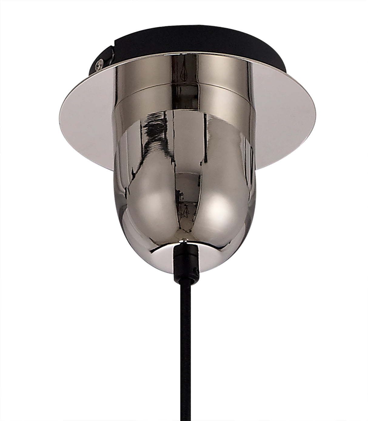 ACH6877 Achernar Suspension Kit 1 Light in a Polished Nickel/Matt Black Finish