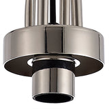 ACH6877 Achernar Suspension Kit 1 Light in a Polished Nickel/Matt Black Finish