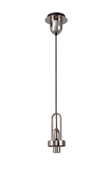 ACH6877 Achernar Suspension Kit 1 Light in a Polished Nickel/Matt Black Finish