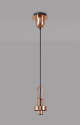 ACH7877 Achernar Suspension Kit 1 Light in a Copper/Matt Black Finish