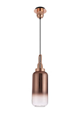 ACH7877 Achernar Suspension Kit 1 Light in a Copper/Matt Black Finish