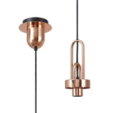 ACH7877 Achernar Suspension Kit 1 Light in a Copper/Matt Black Finish