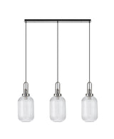 ACH8850 Achernar 3 Light Ceiling Pendant Polished Nickel/Clear