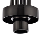 ACH9877 Achernar Suspension Kit 1 Light in a Black Chrome/Matt Black Finish