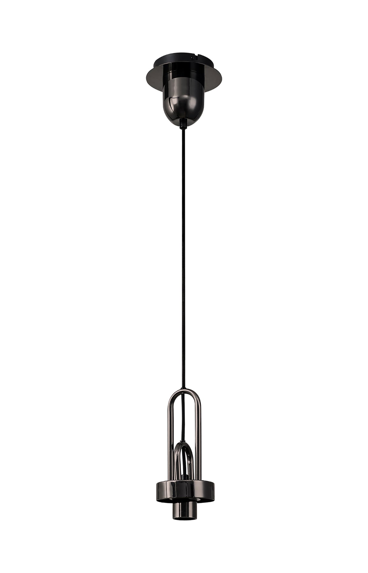 ACH9877 Achernar Suspension Kit 1 Light in a Black Chrome/Matt Black Finish