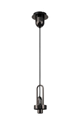 ACH9877 Achernar Suspension Kit 1 Light in a Black Chrome/Matt Black Finish