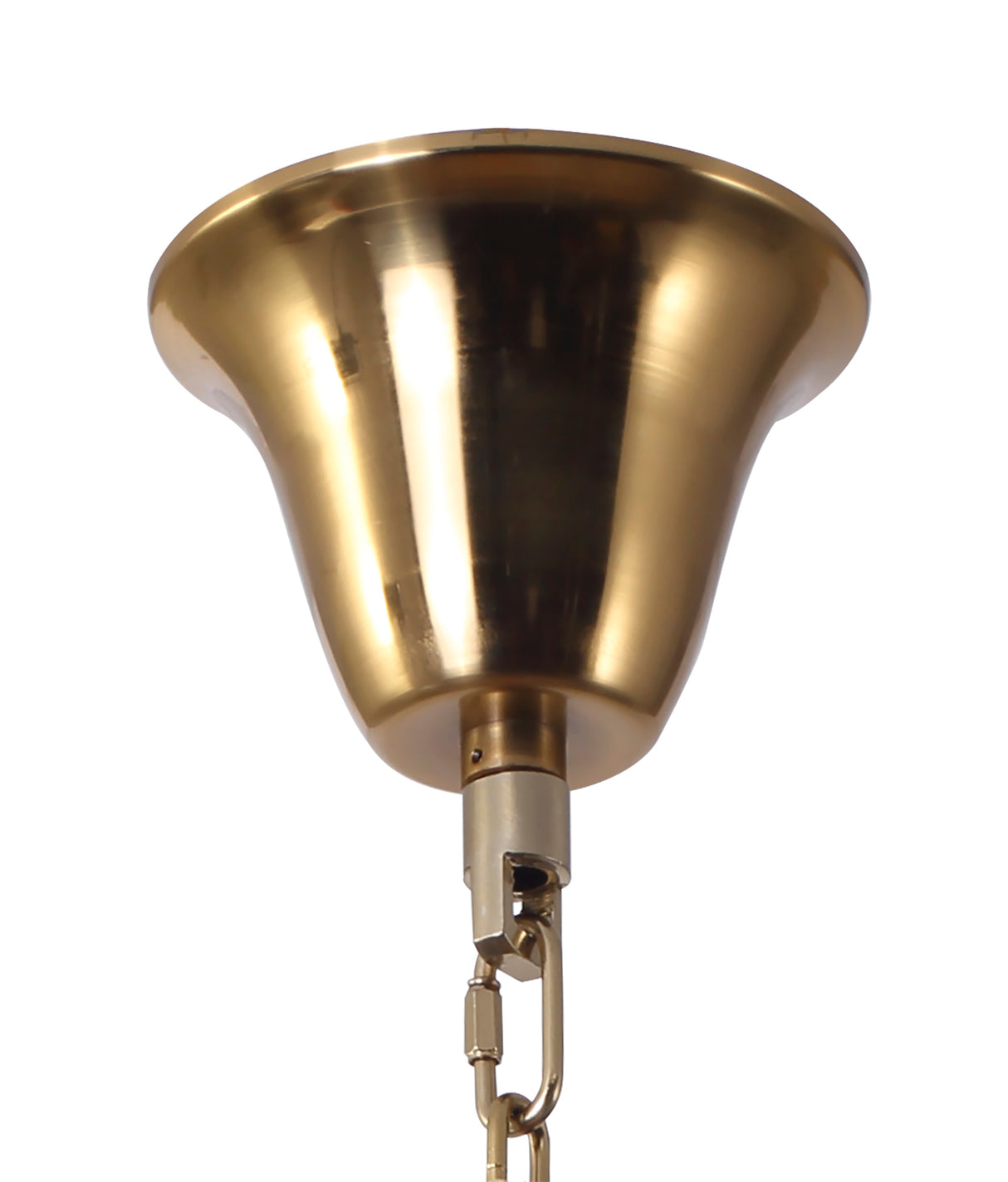 ADH0328 Adhil Round 19 Light 5 Tier Ceiling Pendant Brass/Clear