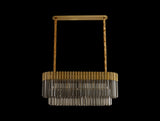 ADH0598 Adhil 5 Light Ceiling Pendant Brass/Smoked