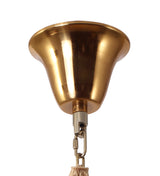 ADH2328 Adhil Round 31 Light 7 Tier 93kg Ceiling Pendant Brass/Clear